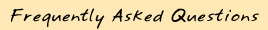 Frequently Asked Questions Page Header